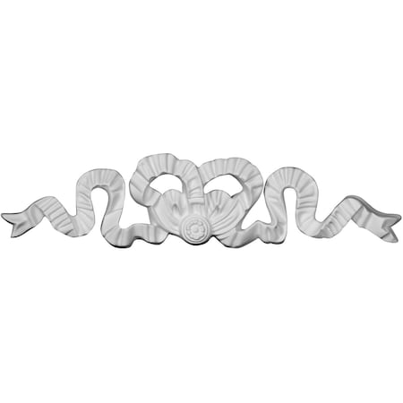 Ekena Millwork 11 7/8"W x 3 1/8"H x 7/8"P Bow Onlay ONL12X03X01BW